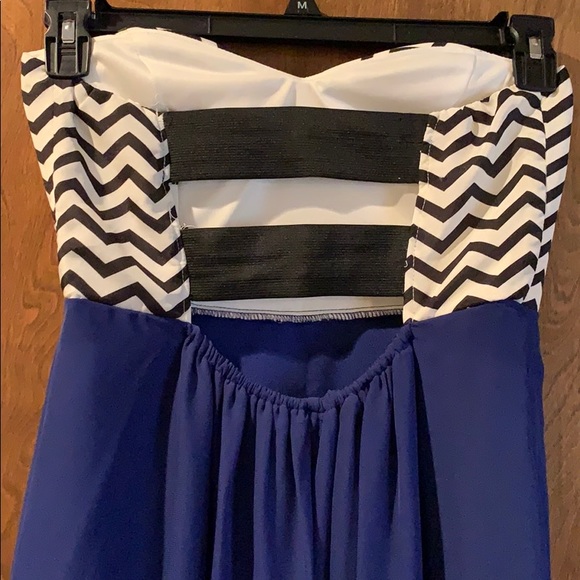 Strapless High-Low Dress - Picture 4 of 4